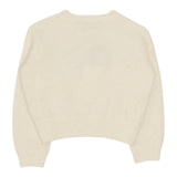 TWINSET maglia tinta unita con stampa Panna per Bambina 242GJ3210 PANNA TWINSET