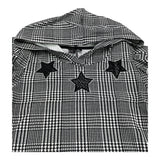 MONNALISA abito manica lunga con cappuccio stampa fantasia Nero per Bambina 496902AD NERO MONNALISA