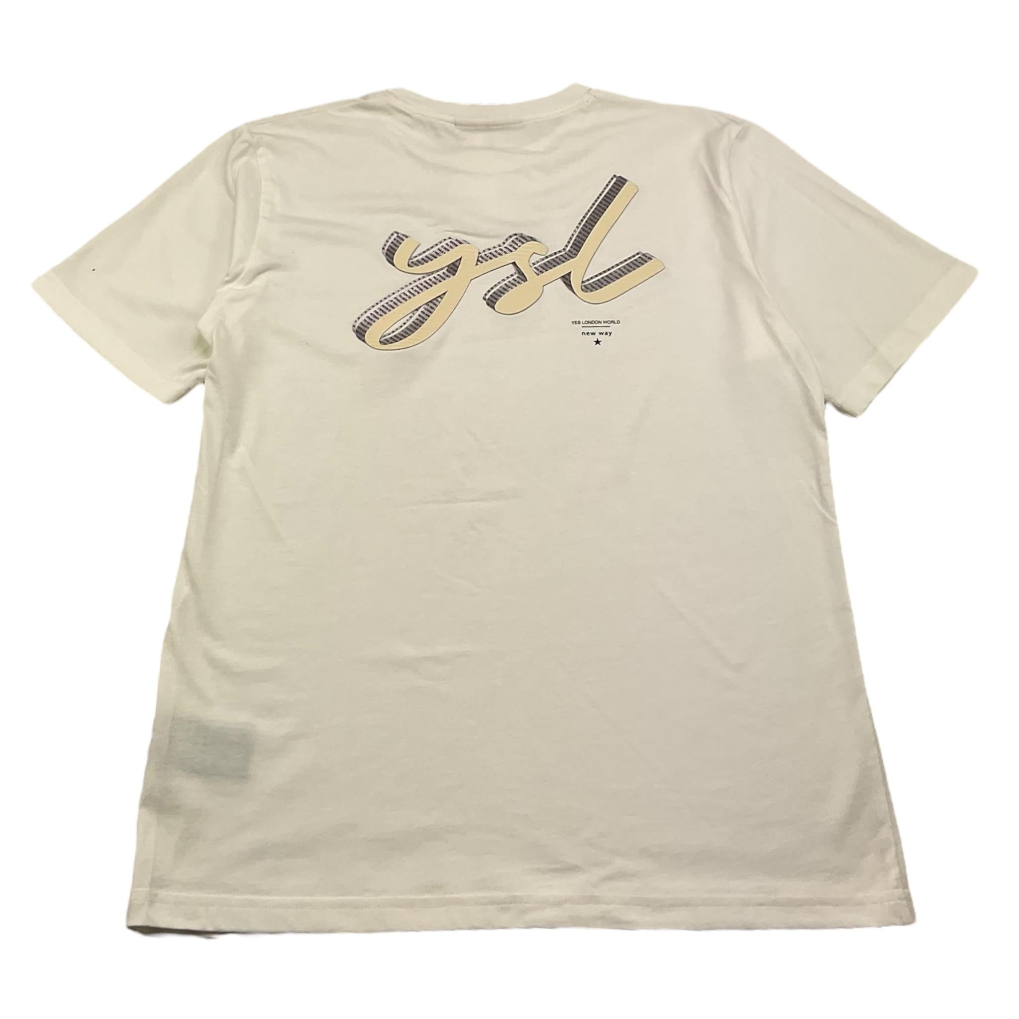 YES LONDON t-shirt girocollo tinta unita  Bianco per Bambino JR2111 BIANCO YES LONDON