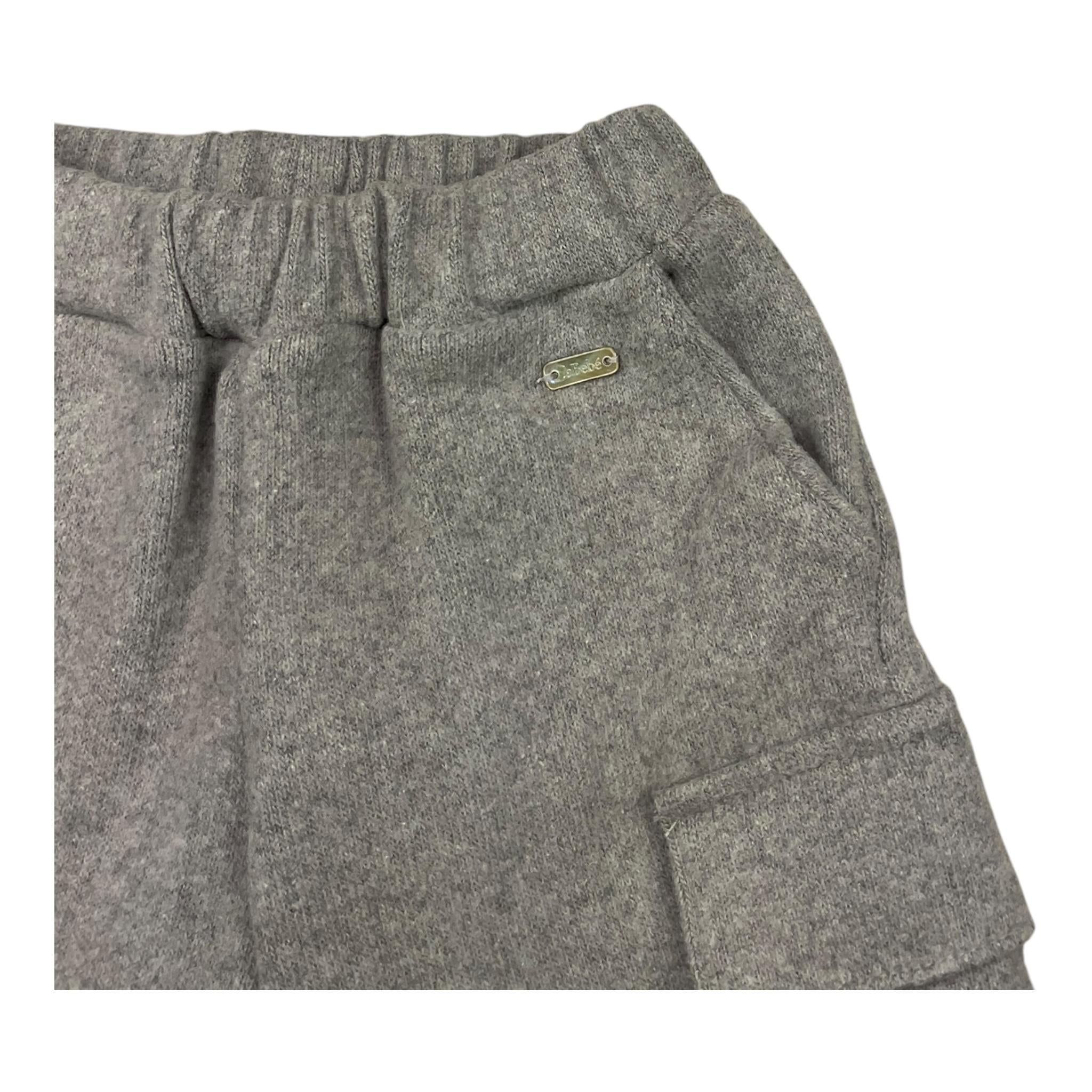 LE BEBE' pantalone modello palazzo tinta unita Grigio per Neonato LBG6140 GRIGIO LE BEBE'