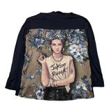 MONNALISA shirt stampa fantasia Blu per Bambina 418610 BLU MONNALISA