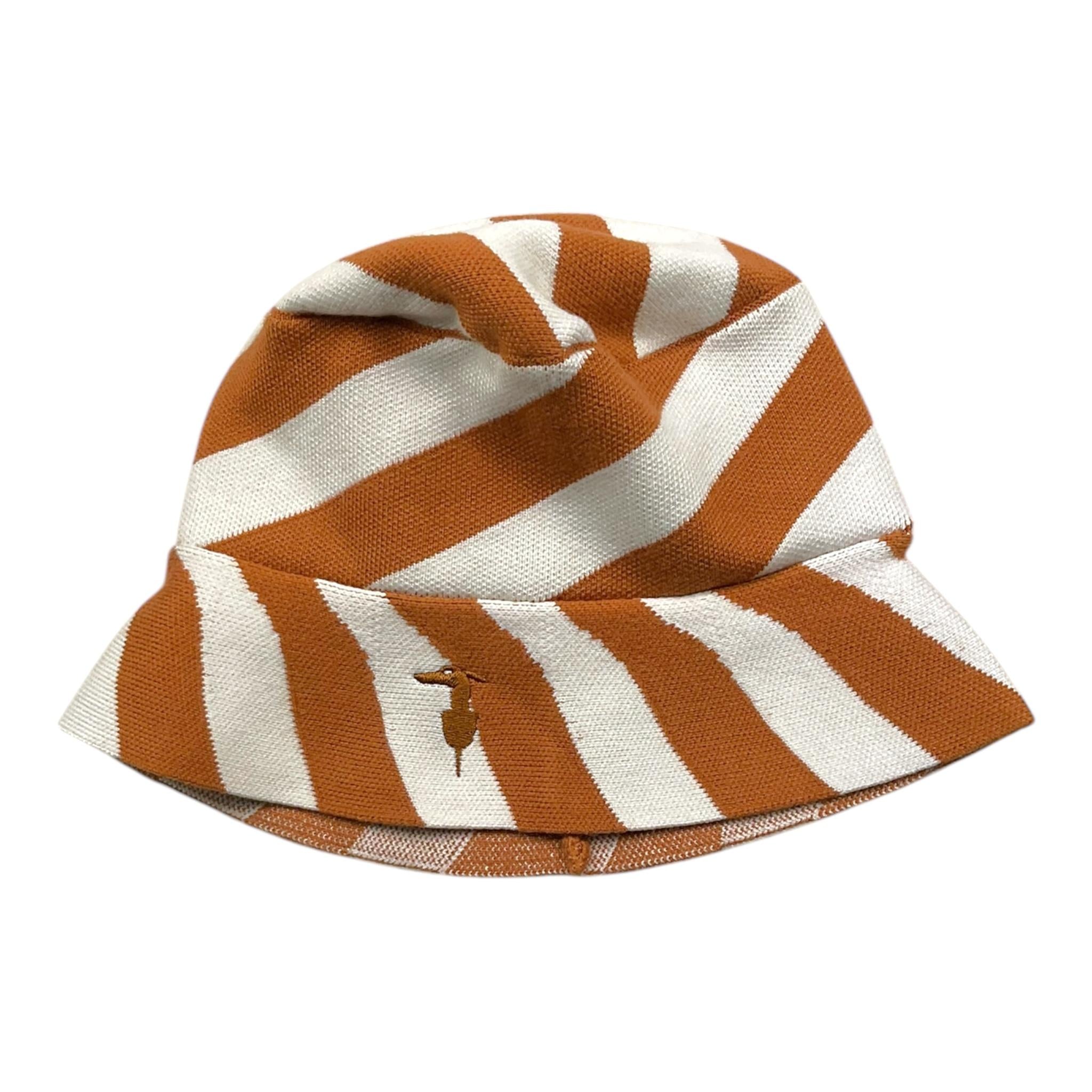 TRUSSARDI cappello modello pescatore bicolore con fantasia a righe Bianco/ruggine per Bambino TBA25060HA BIANCO/RUGGINE TRUSSARDI