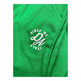 DANIELE ALESSANDRINI completo 2pz felpa girocollo tinta unita con stampa- pantalone Verde per Bambino 1231T00142 VERDE DANIELE ALESSANDRINI