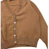 JURTA cardigan tinta unita con bottoni Biscotto per Bambina BG407 BISCOTTO JURTA