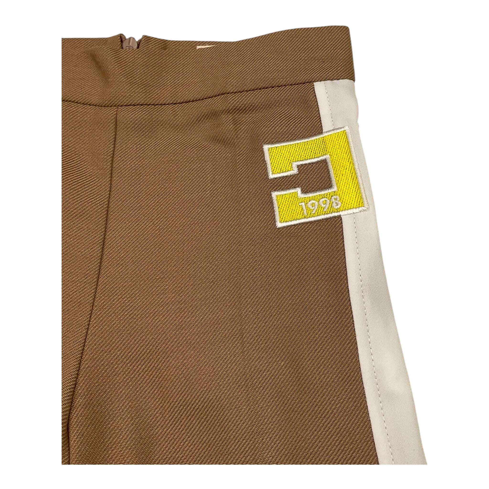 ELISABETTA FRANCHI pantalone tinta unita modello palazzo Beige per Bambina EFPA262 BEIGE ELISABETTA FRANCHI