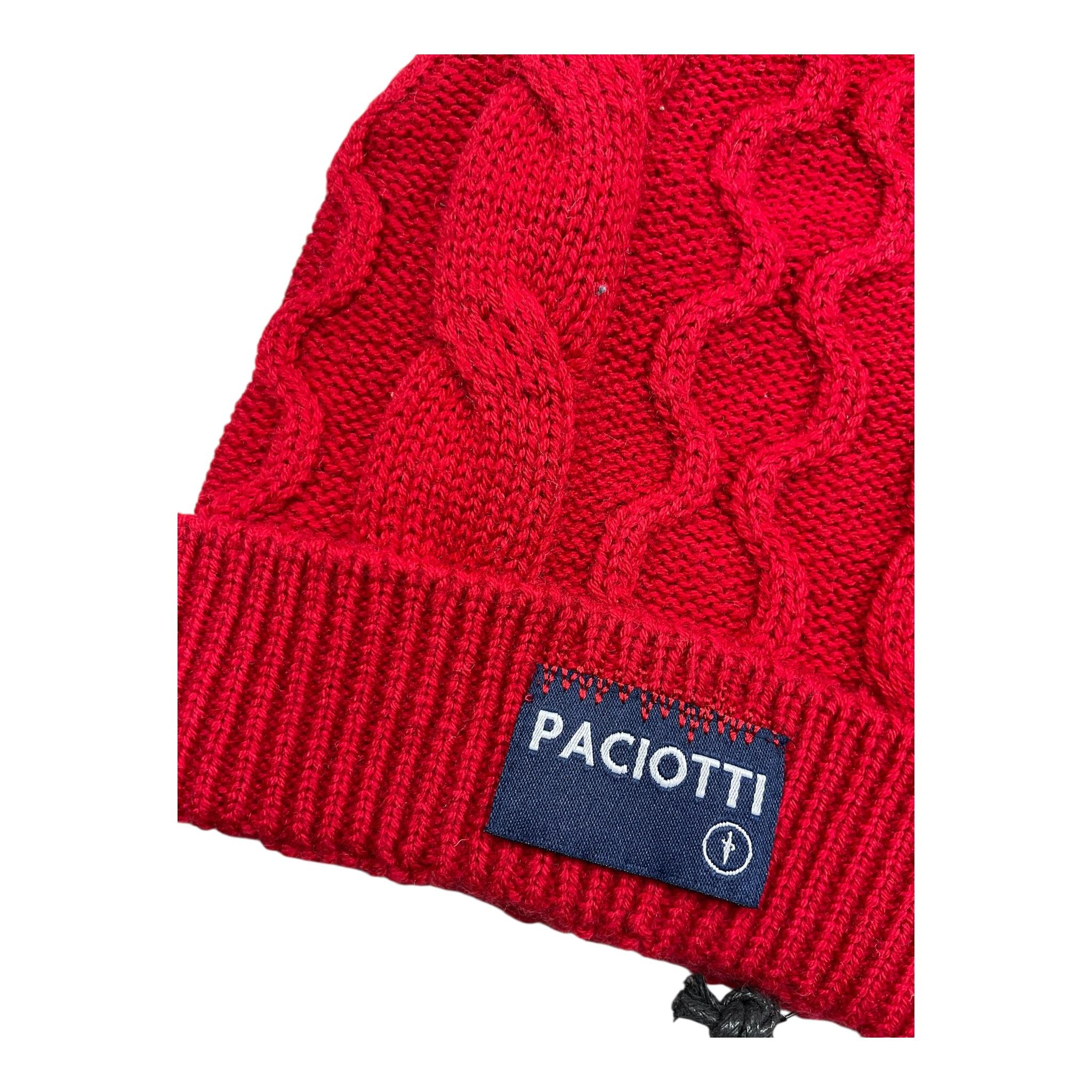 CESARE PACIOTTI cappello tinta unita con logo Rosso per Bambino CAP3325B ROSSO CESARE PACIOTTI