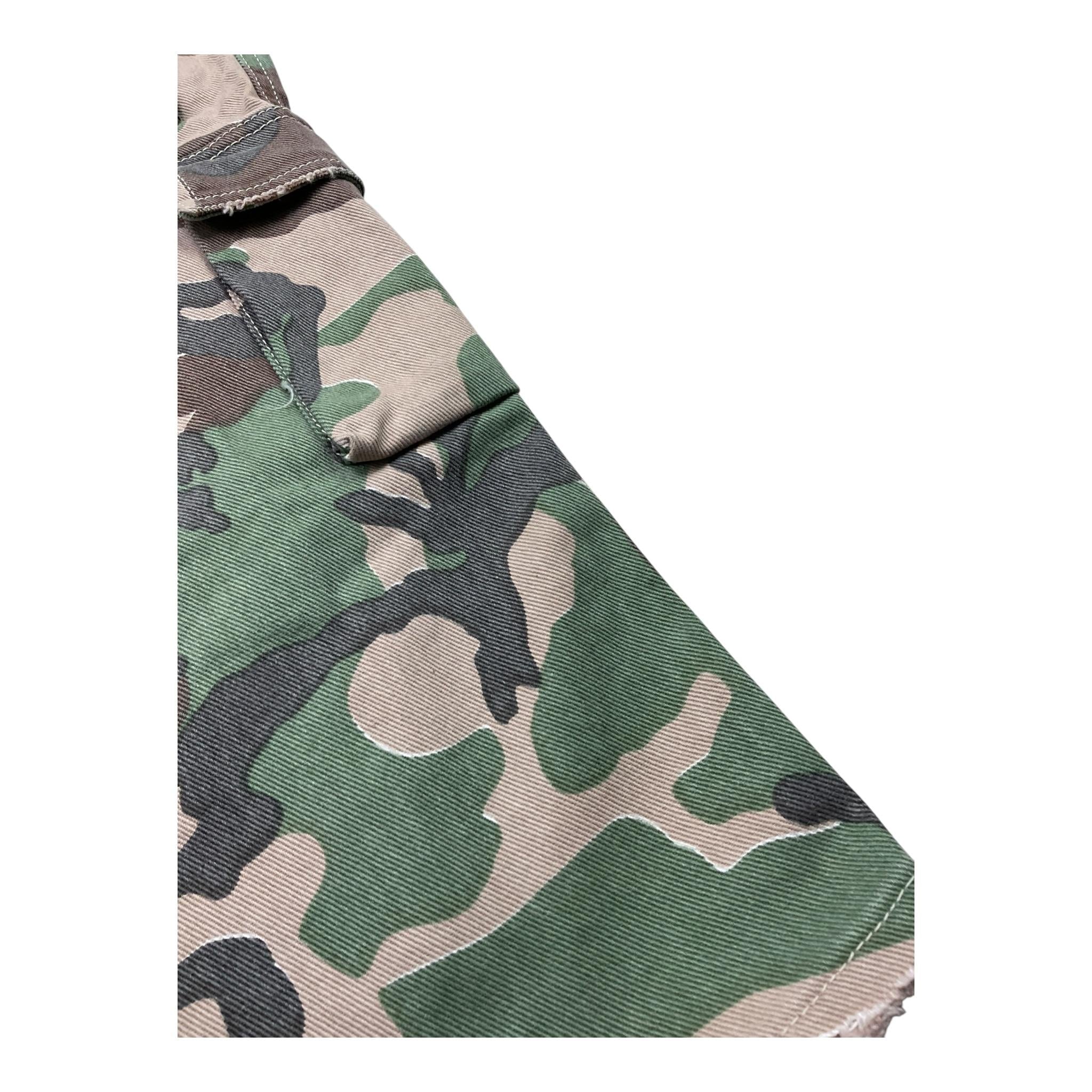 I'M BRIAN jeans tinta unita con girovita regolabile fantasia militare Verde per Bambino PA3077J VERDE I'M BRIAN