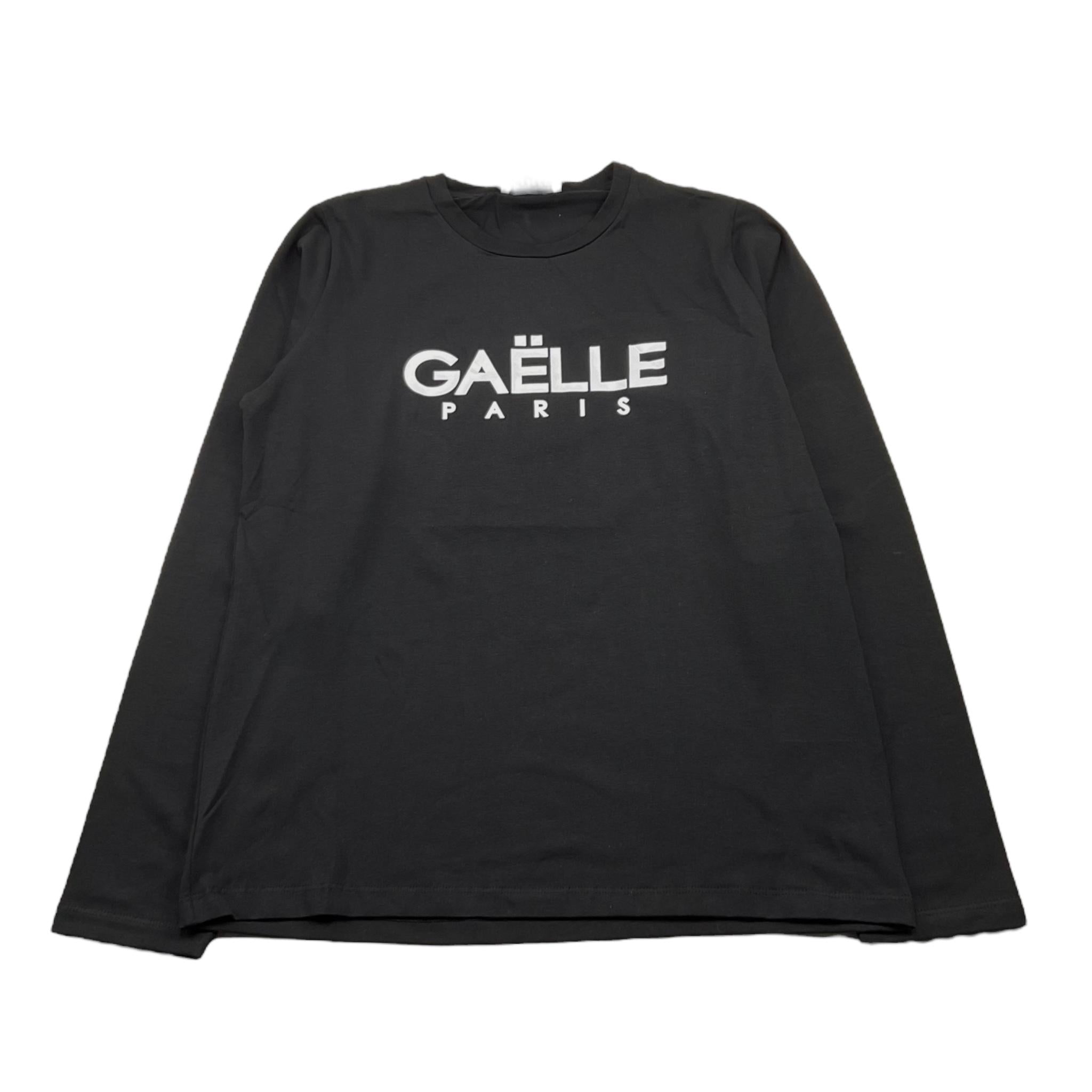 GAELLE shirt girocollo tinta unita con stampa Nero per Bambina 2741M00316 NERO GAELLE