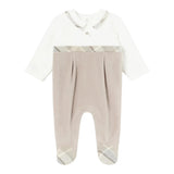 MAYORAL tutina bicolore in ciniglia Bianco/beige per Neonato 2791X BIANCO/BEIGE MAYORAL
