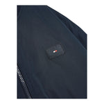 TOMMY HILFIGER giubbino tinta unita con zip e logo Blu per Bambino KB0KB09091 BLU TOMMY HILFIGER
