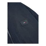 TOMMY HILFIGER giubbino tinta unita con zip e logo Blu per Bambino KB0KB09091 BLU TOMMY HILFIGER