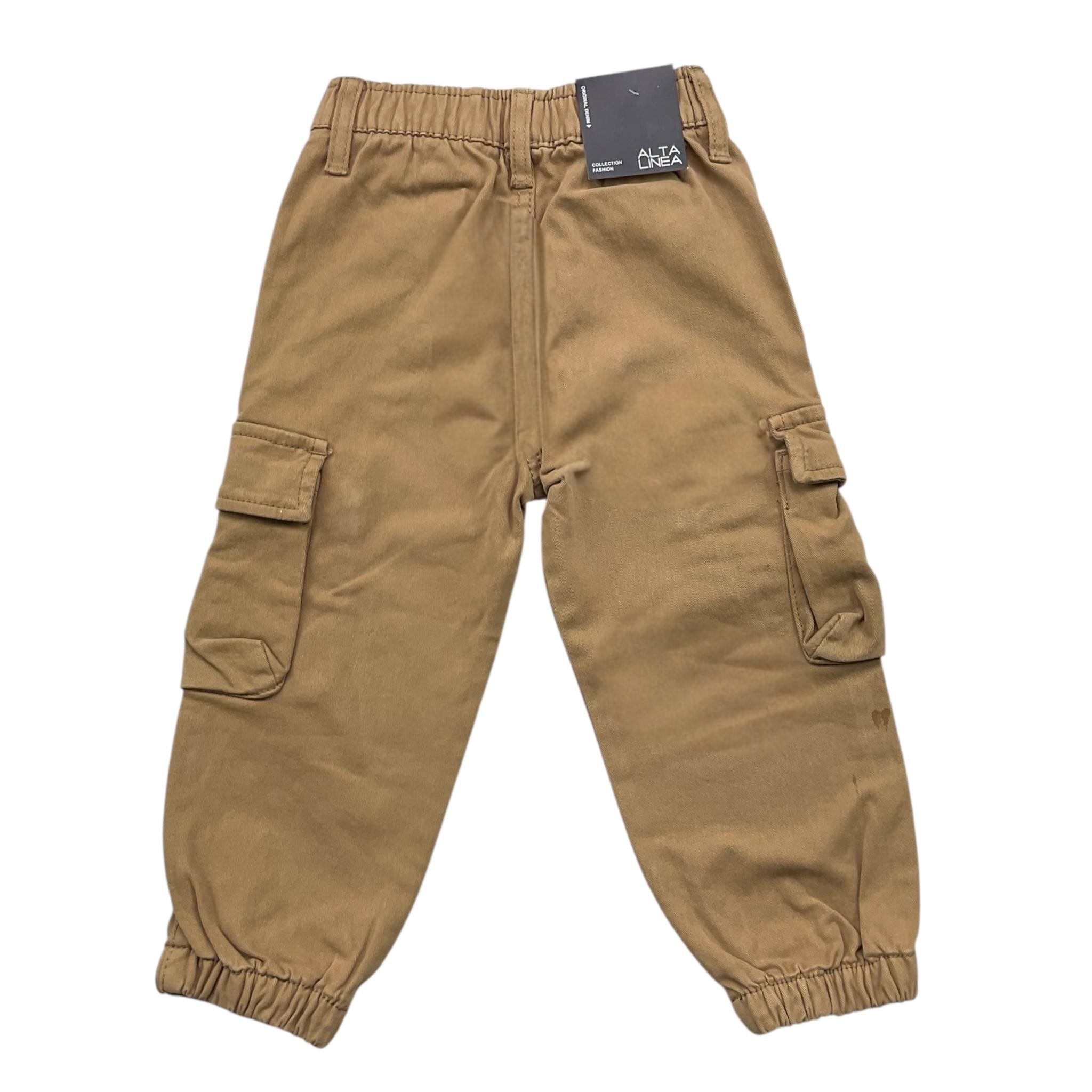 ALTALINEA pantalone tinta unita con elastico in vita Cammello per Bambino ZNO9098 CAMMELLO ALTALINEA