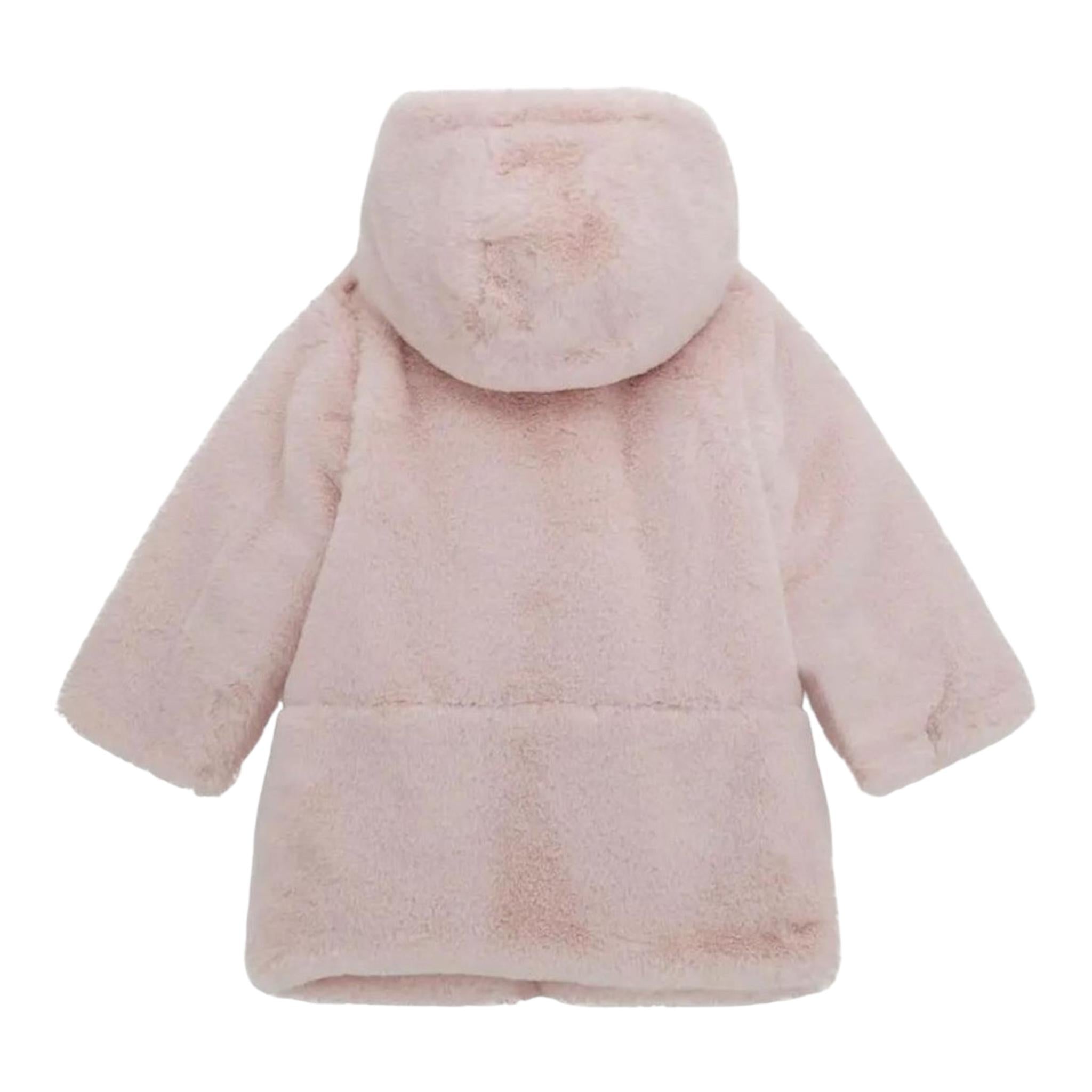 GUESS giubbino tinta unita reversibile con zip e cappuccio Rosa per Bambina K4BL02 ROSA GUESS