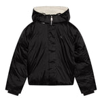 CALVIN KLEIN giubbino tinta unita con zip e cappuccio Nero per Bambina IG0IG02683 NERO CALVIN KLEIN