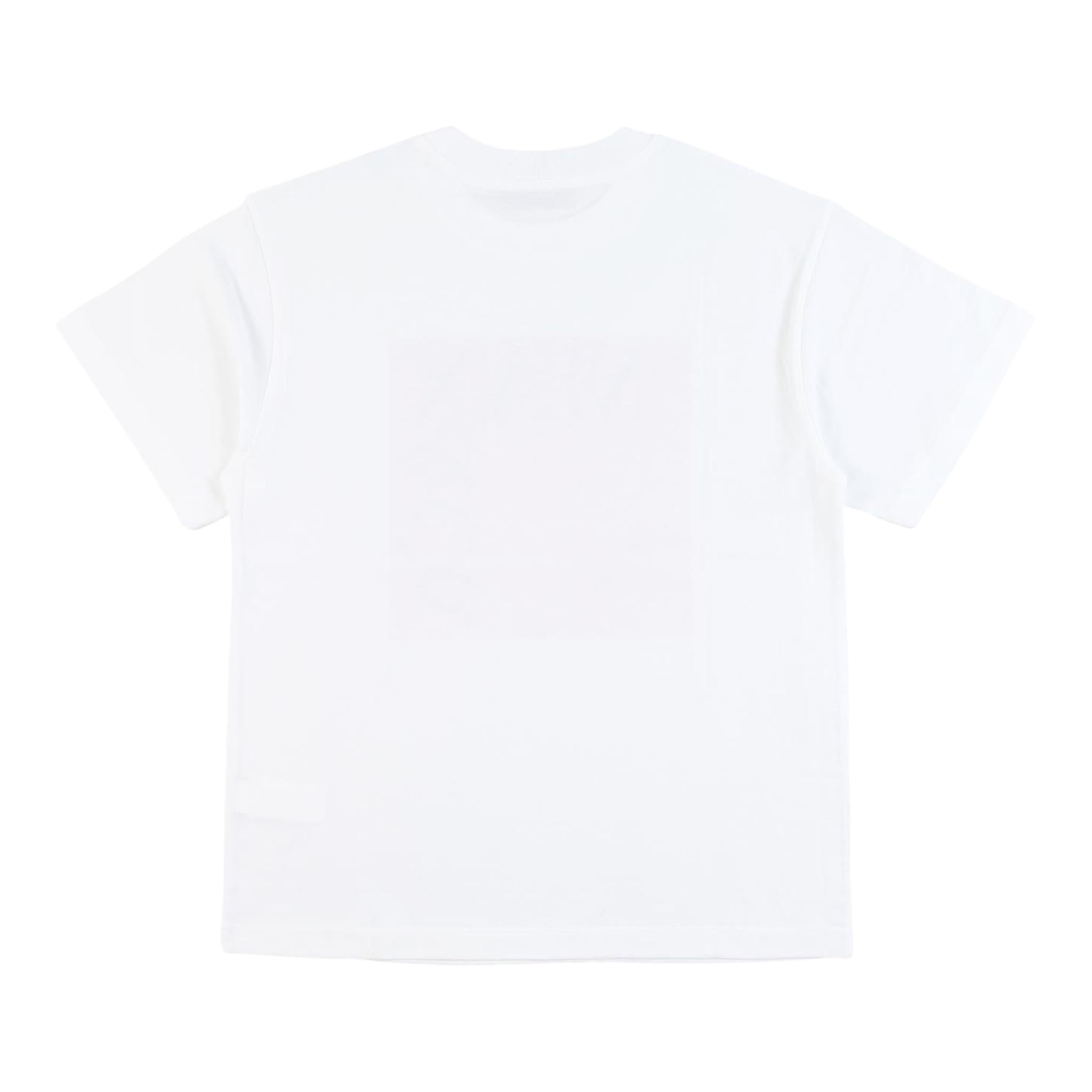 MAX&Co. t-shirt girocollo tinta unita con logo Bianco per Bambina MX0005 BIANCO MAX&Co.
