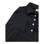 FUN & FUN maglia tinta unita con colletto Nero per Bambina FCJSW15805 NERO FUN & FUN