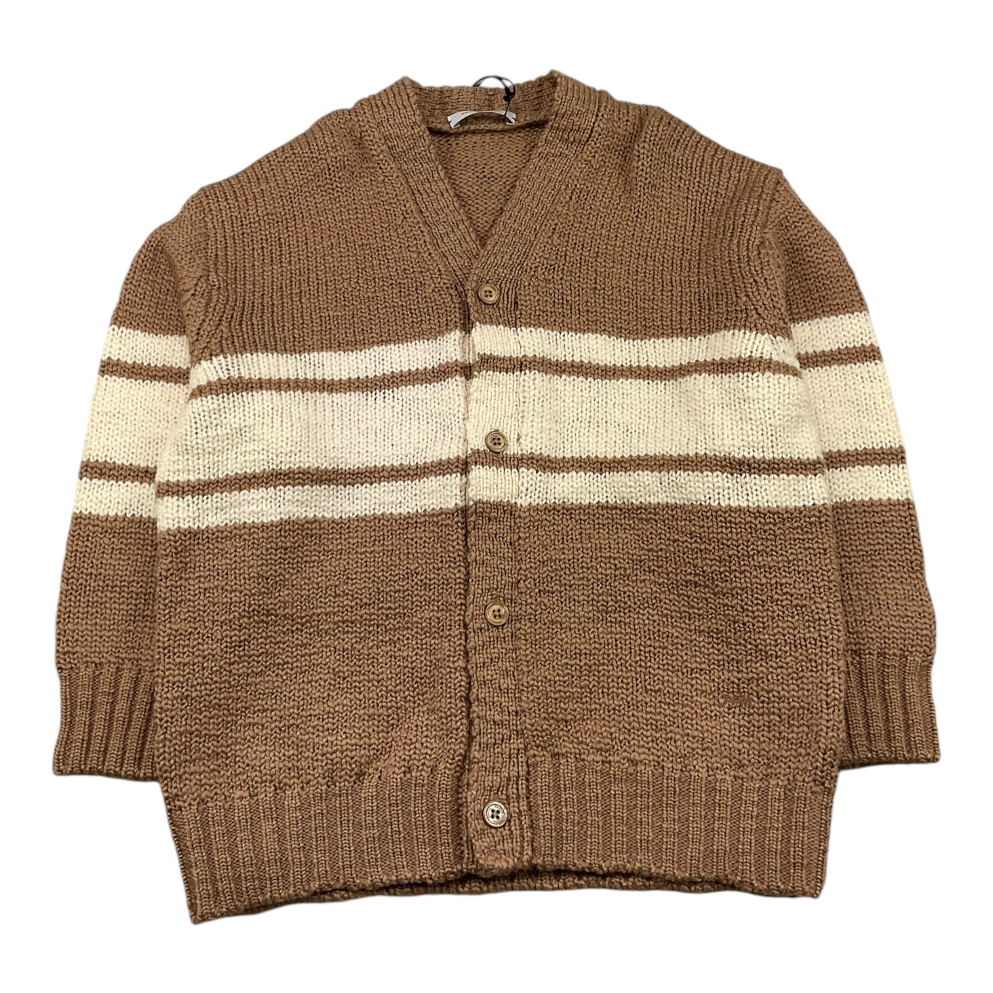 PAOLO PECORA cardigan tinta unita con scollo a v Beige per Bambino P4090 BEIGE PAOLO PECORA
