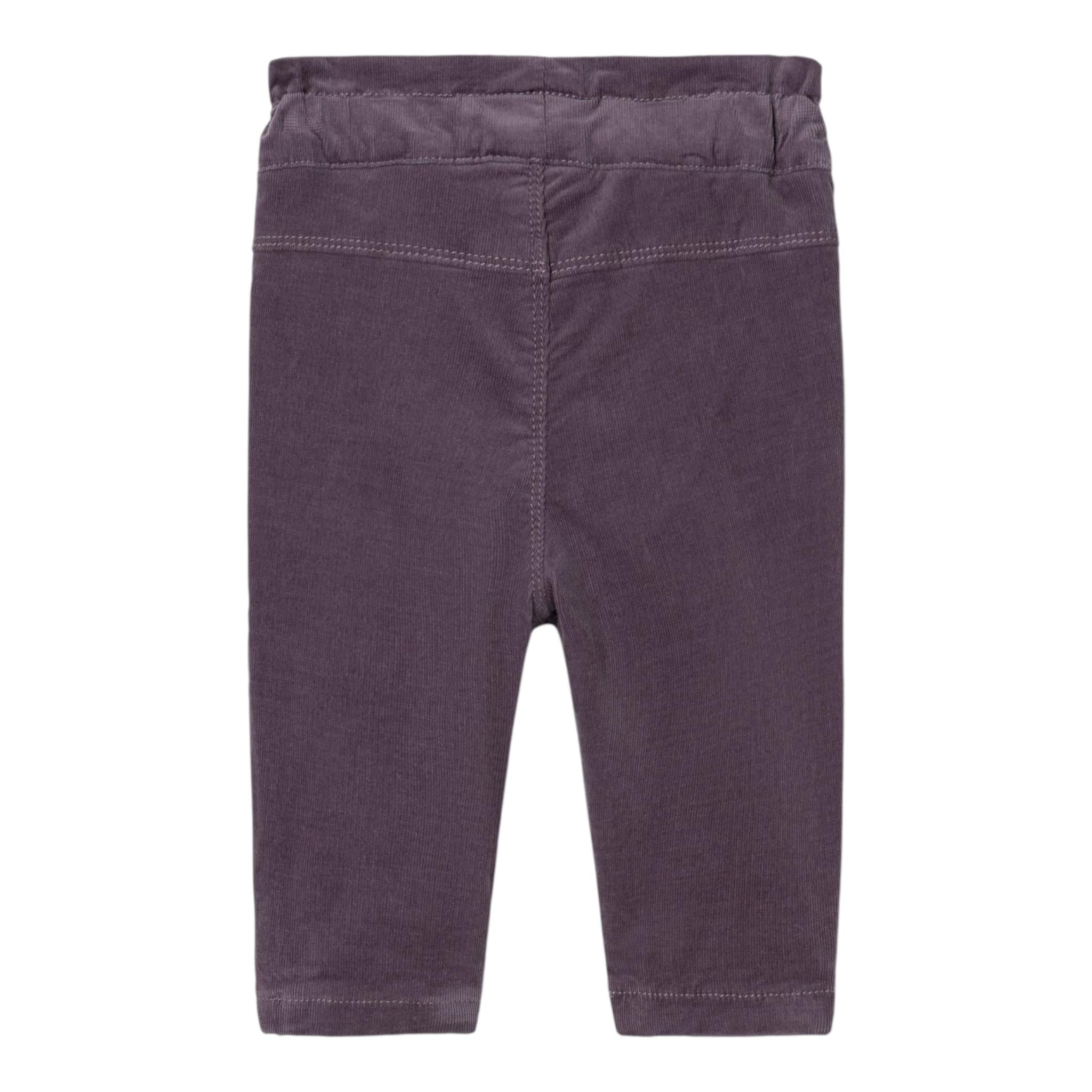 NAME IT pantalone tinta unita con girovita regolabile Viola per Neonata 13231254 VIOLA NAME IT