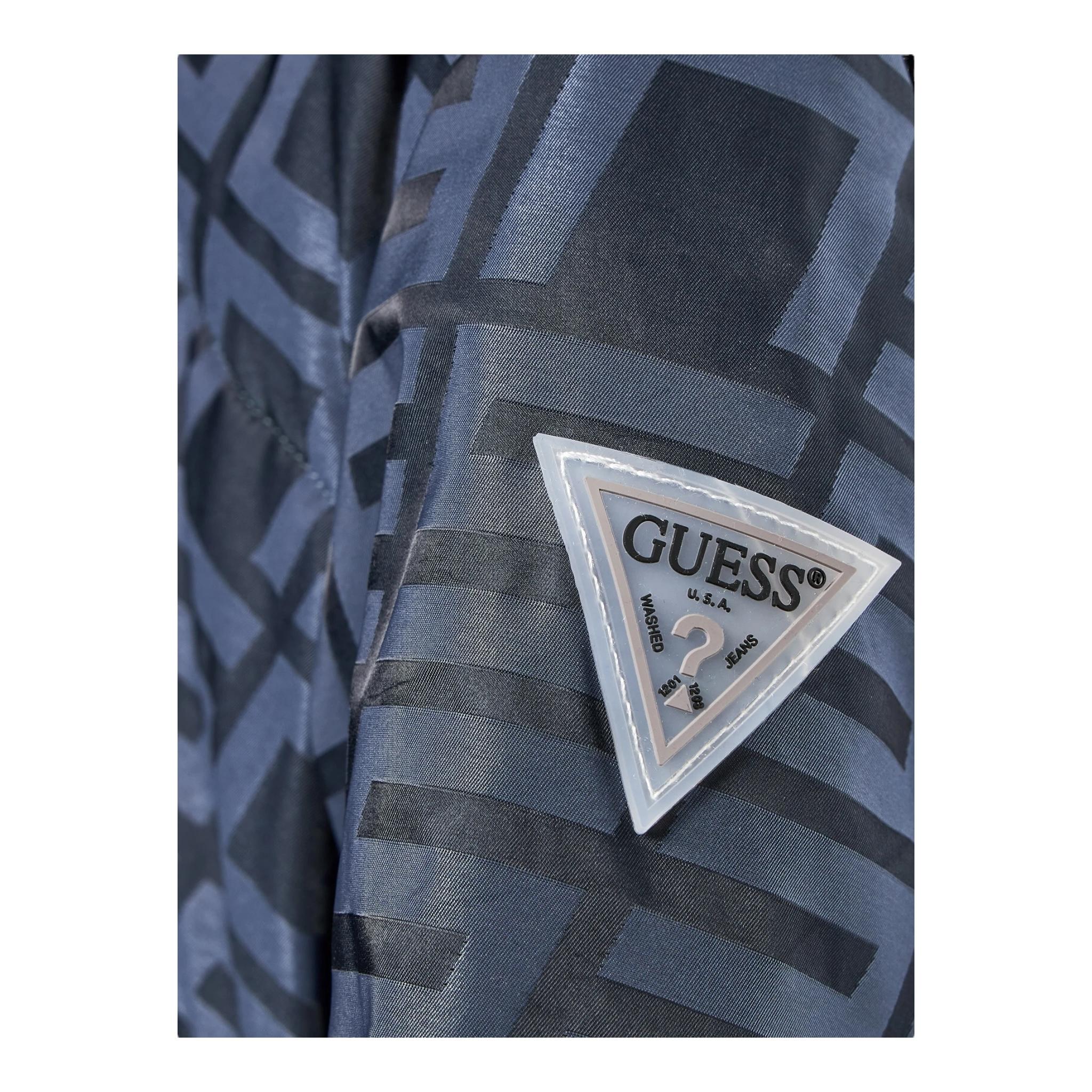 GUESS eskimo tinta unita con cappuccio Blu per Neonato H2BW15WEZK0 BLU GUESS