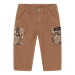 ROBERTO CAVALLI pantalone tinta unita girovita regolabile Beige per Neonato TJT237 BEIGE ROBERTO CAVALLI