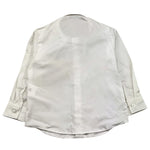 MANUEL RITZ camicia manica lunga tinta unita con ricam logo sul colletto Bianco per Neonato MR2265N BIANCO MANUEL RITZ