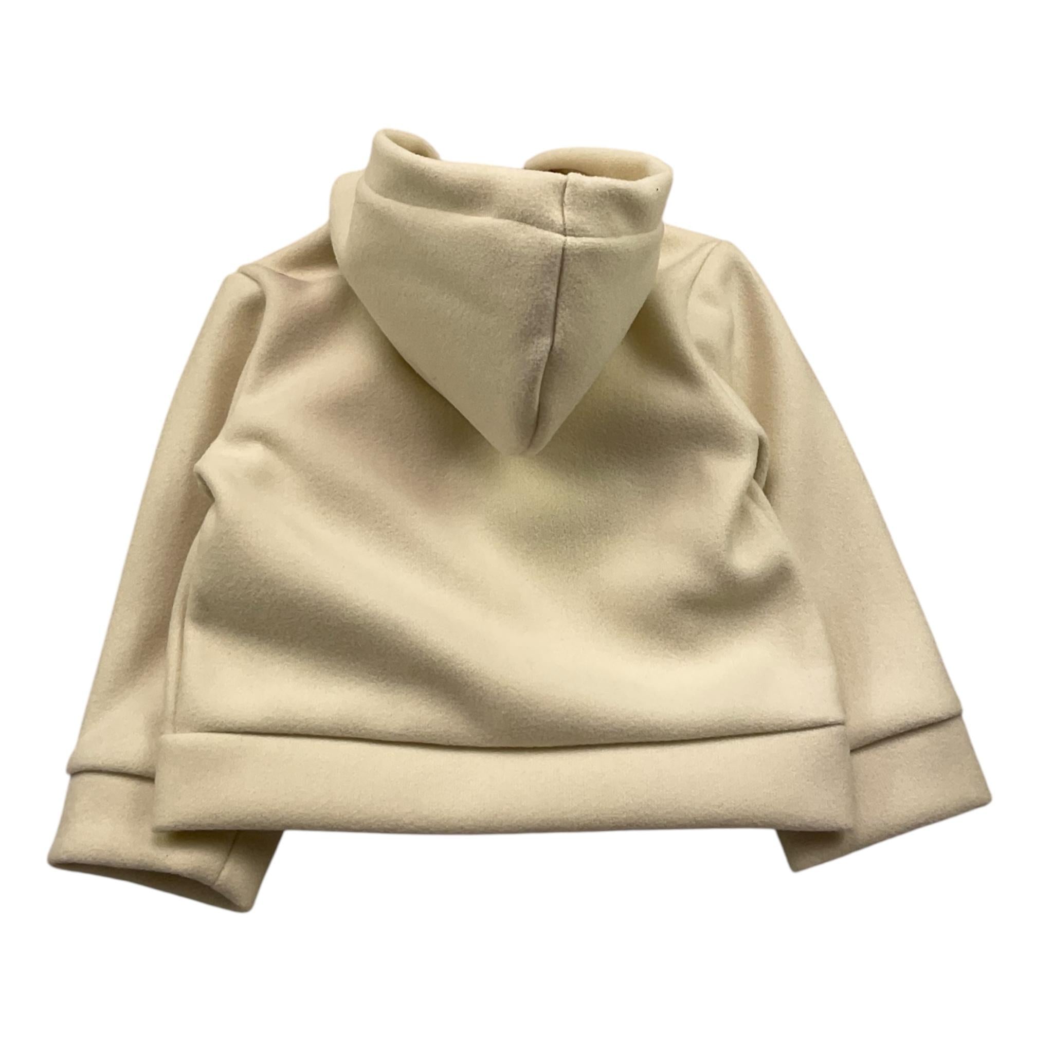 M+E' felpa con zip e cappuccio tinta unita Panna per Neonato UEM0445 PANNA M+E'