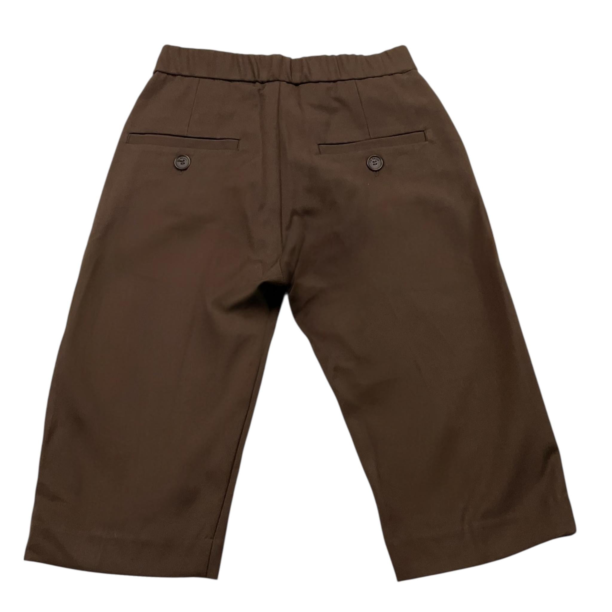 I'M BRIAN pantalone tinta unita cn elastico in vita Marrone per Neonato PA3070JN MARRONE I'M BRIAN