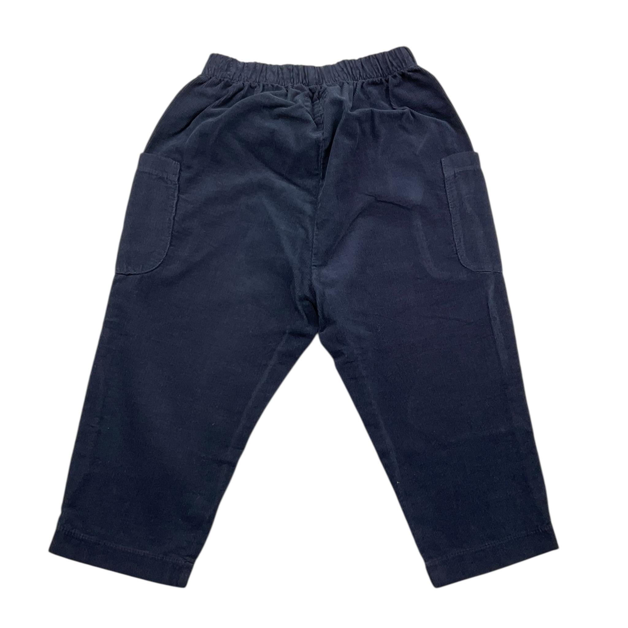 TEDDY E MINOU pantalone tinta unita con elastico in vita Blu per Neonato I23PT010V6014 BLU TEDDY E MINOU