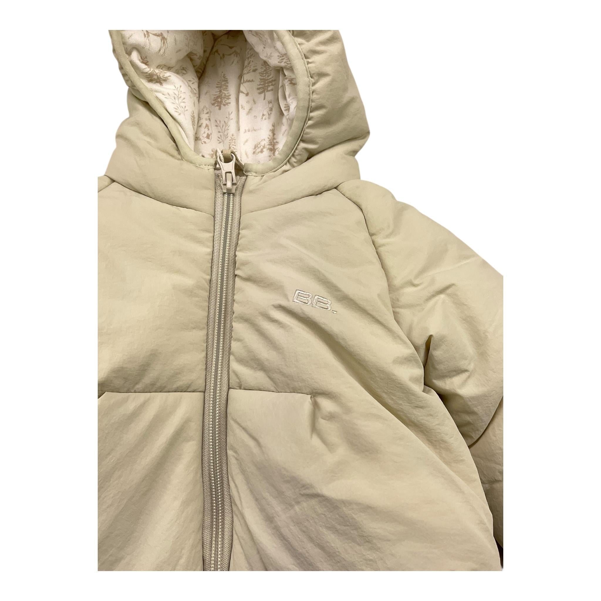 BAMBOOM+BABIES giubbino tinta unita con cappuccio Sabbia per Neonata SAND SABBIA BAMBOOM+BABIES