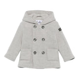 IL GUFO cappotto tinta unita con cappuccio Grigio per Neonato A24GM365N0041 GRIGIO IL GUFO
