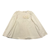 MONNALISA camiciamanica lunga tinta unita Panna per Bambina 176302F2 PANNA MONNALISA