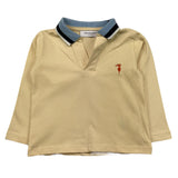 TRUSSARDI polo manica lunga tinta unita Panna per Neonato TIA25107PO PANNA TRUSSARDI