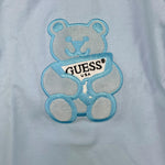 GUESS tutina tinta unita gircollo Azzurro per Neonata H3YW02J1314 AZZURRO GUESS