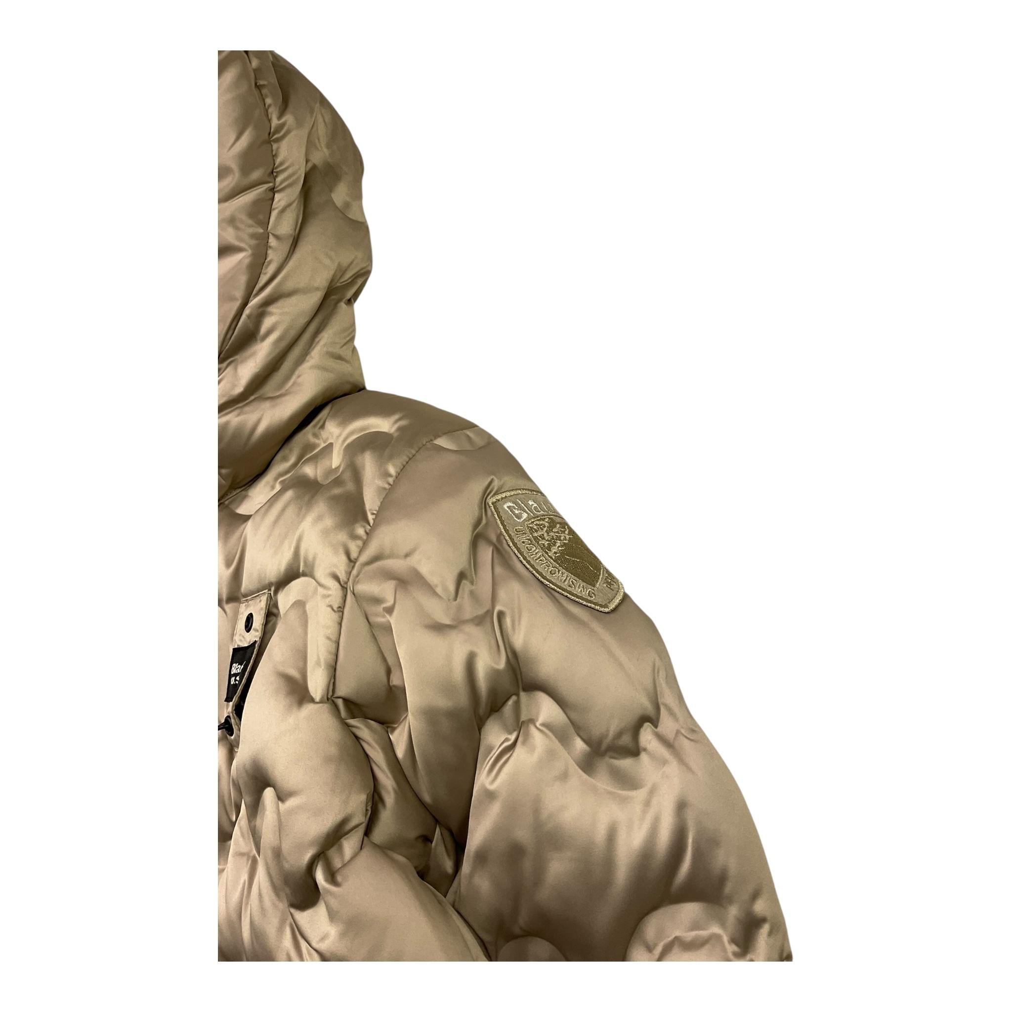 BLAUER giubbino tinta unita con cappuccio Beige per Bambina 24WBLGC03523 BEIGE BLAUER