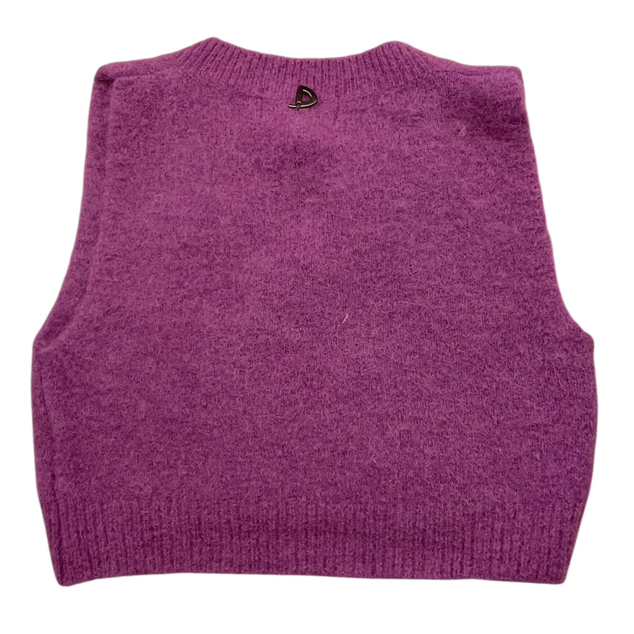 DIXIE gilet in maglia tinta unita Viola per Bambina NB15230G67 VIOLA DIXIE