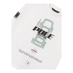 NUKUTAVAKE shirt girocollo tinta unita con stampa Bianco per Bambino 7087 BIANCO NUKUTAVAKE