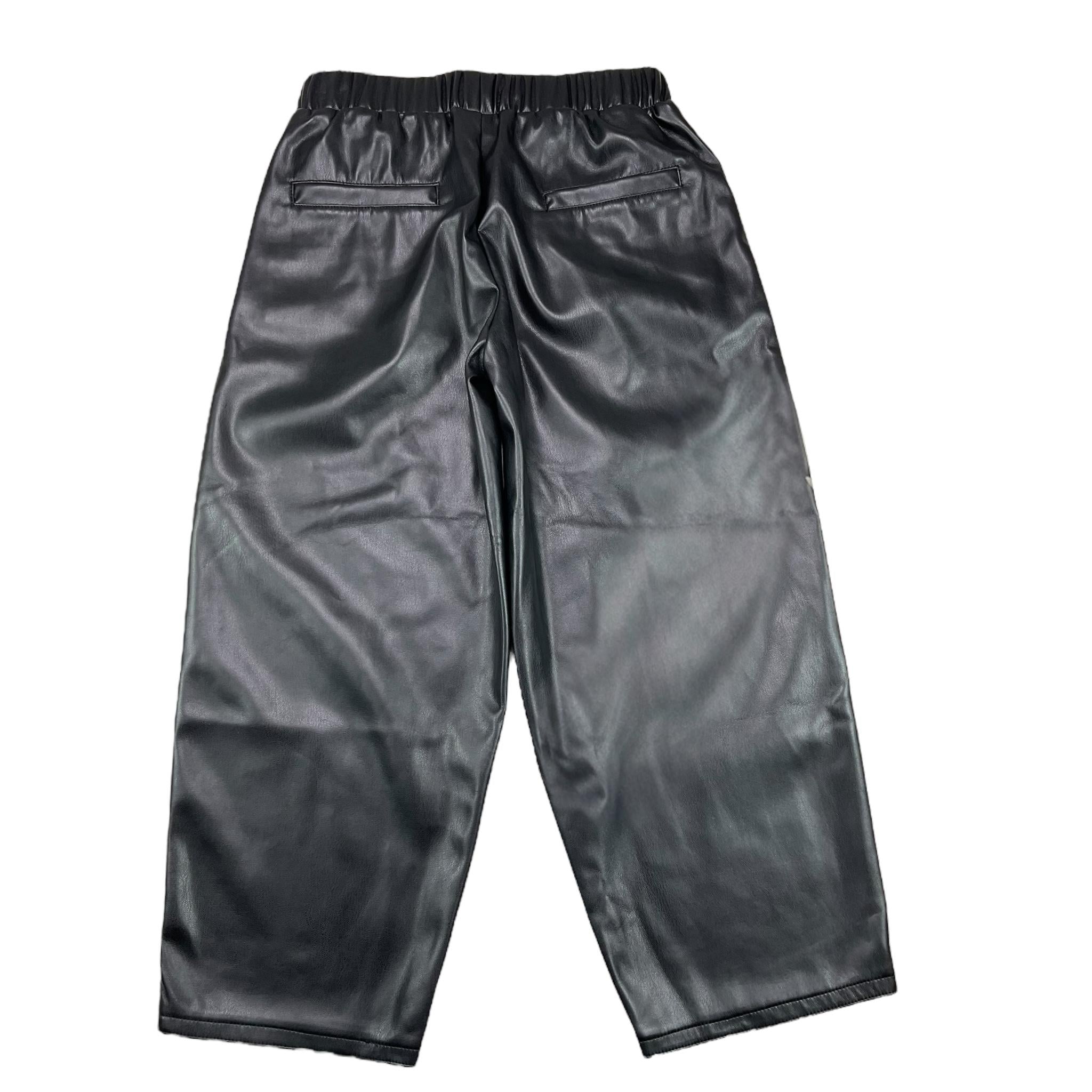 JOHN RICHMOND pantalone in ecopelle tinta unita Nero per Bambina RGA25066PA NERO JOHN RICHMOND
