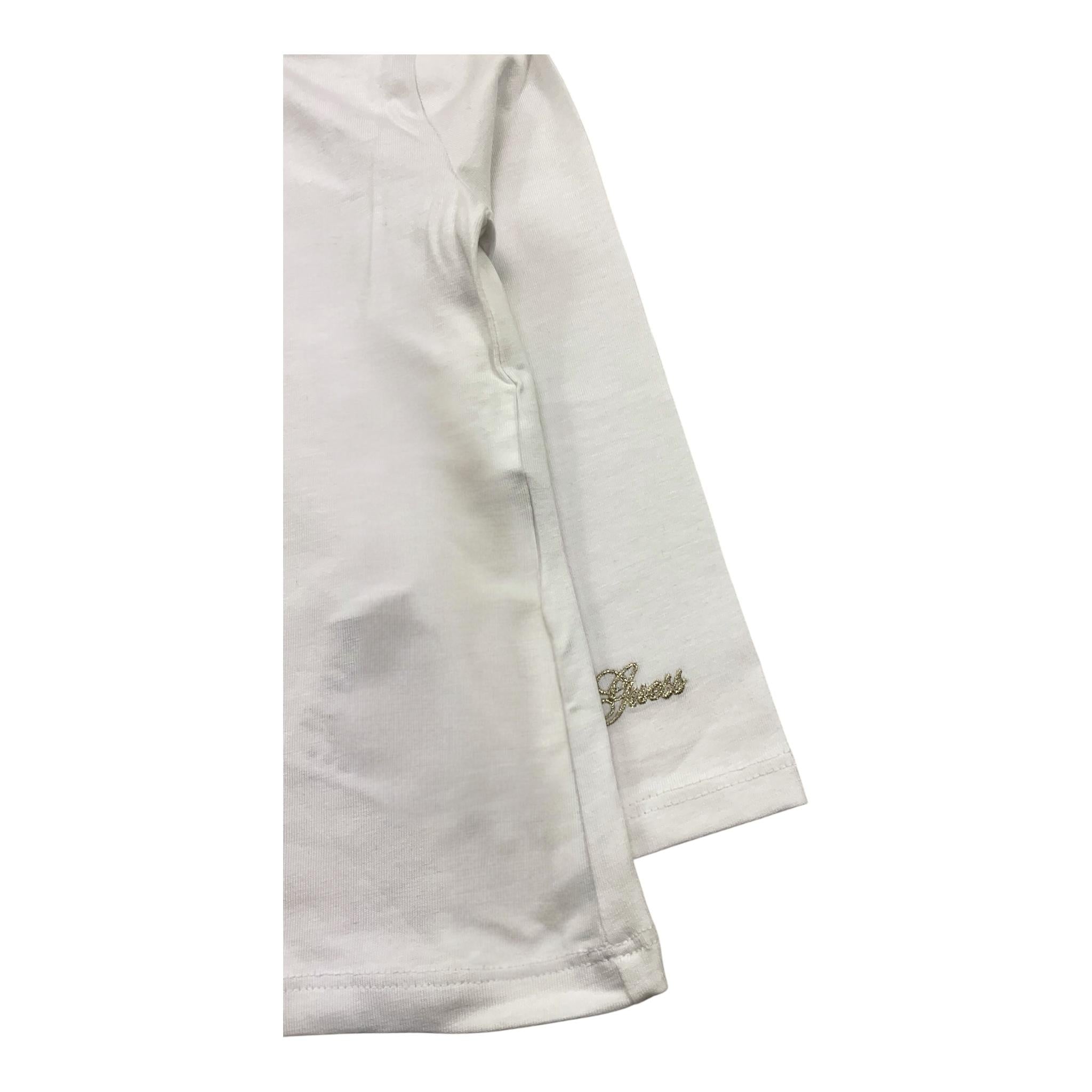 GUESS shirt mezzo collo tinta unita Bianco per Neonata K4BI08J1314 BIANCO GUESS
