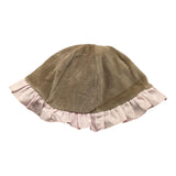 LA STUPENDERIA cappello tinta unita in velluto Marrone per Neonata TBCP58 MARRONE LA STUPENDERIA