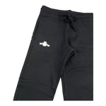 GUESS pantalone tuta tinta unita con logo Nero per Bambino SB9063 NERO GUESS