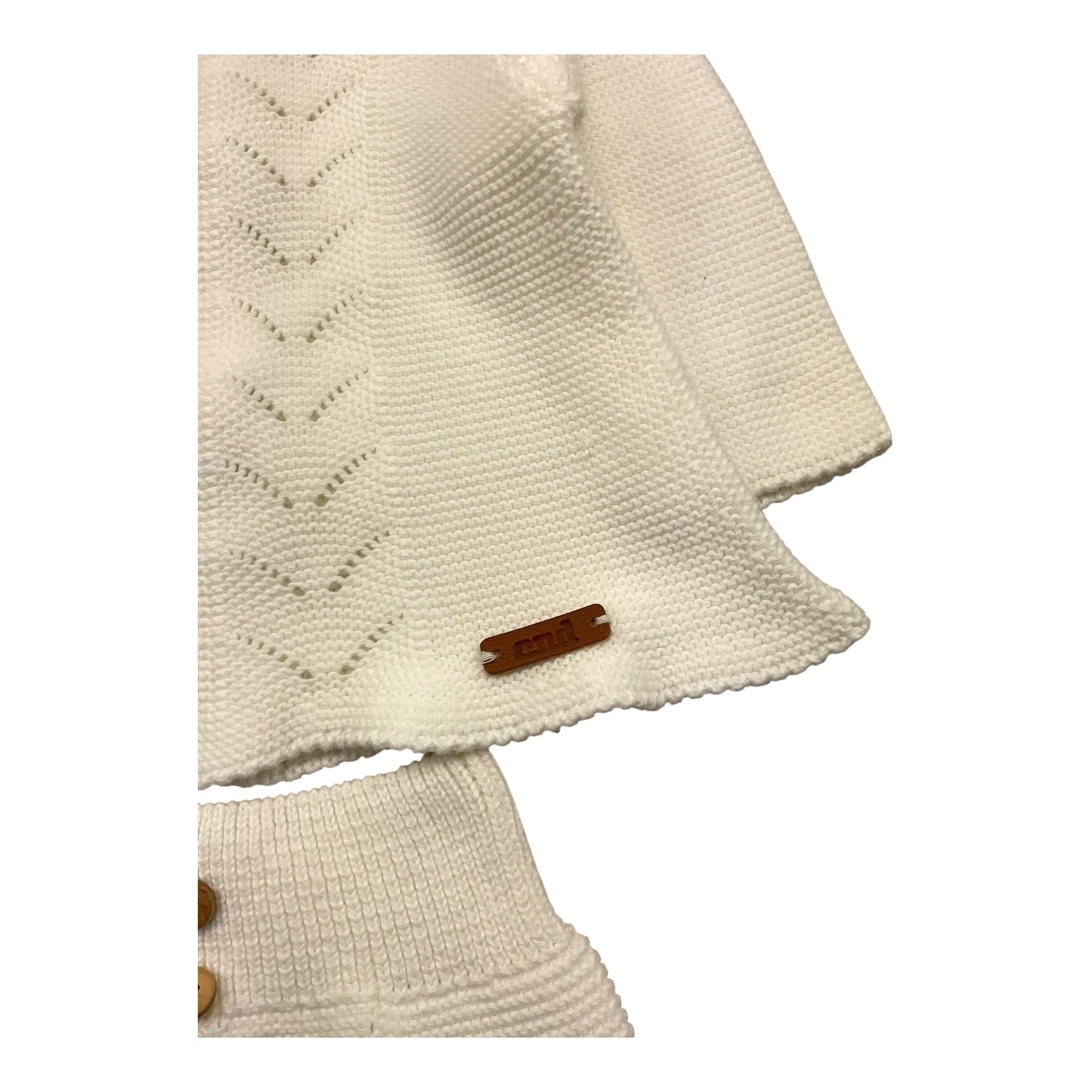 CND completo 2 pezzi maglia-culotte tinta unita Bianco per Neonato 949564 BIANCO CND