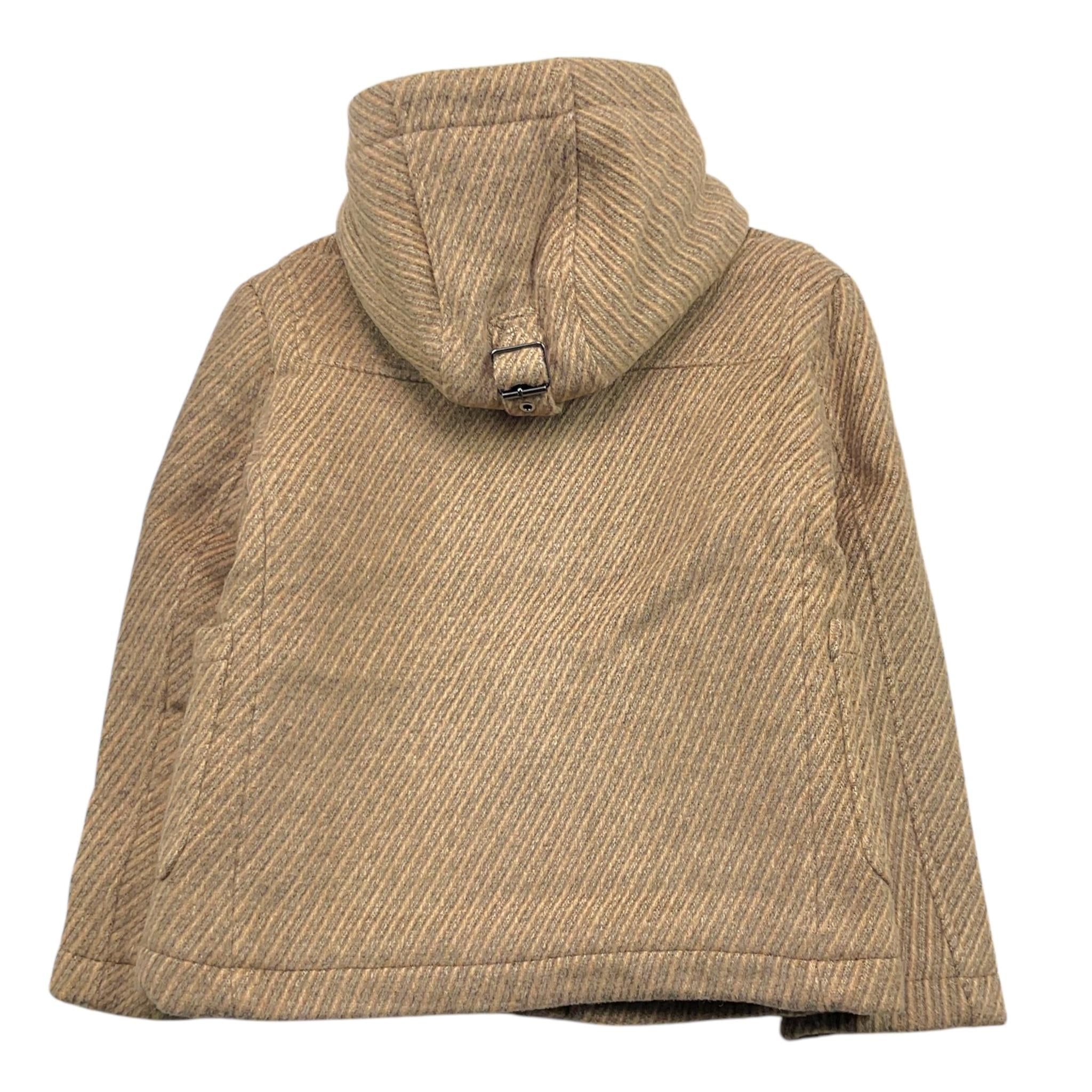 TRUSSARDI giubbino tinta unita con cappuccio  bottoni e zip Beige per Bambino TBA25037GB BEIGE TRUSSARDI