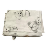 LE BEBE' lenzuola tinta unita con stampa orso Bianco per Neonato LBB5245 BIANCO LE BEBE'