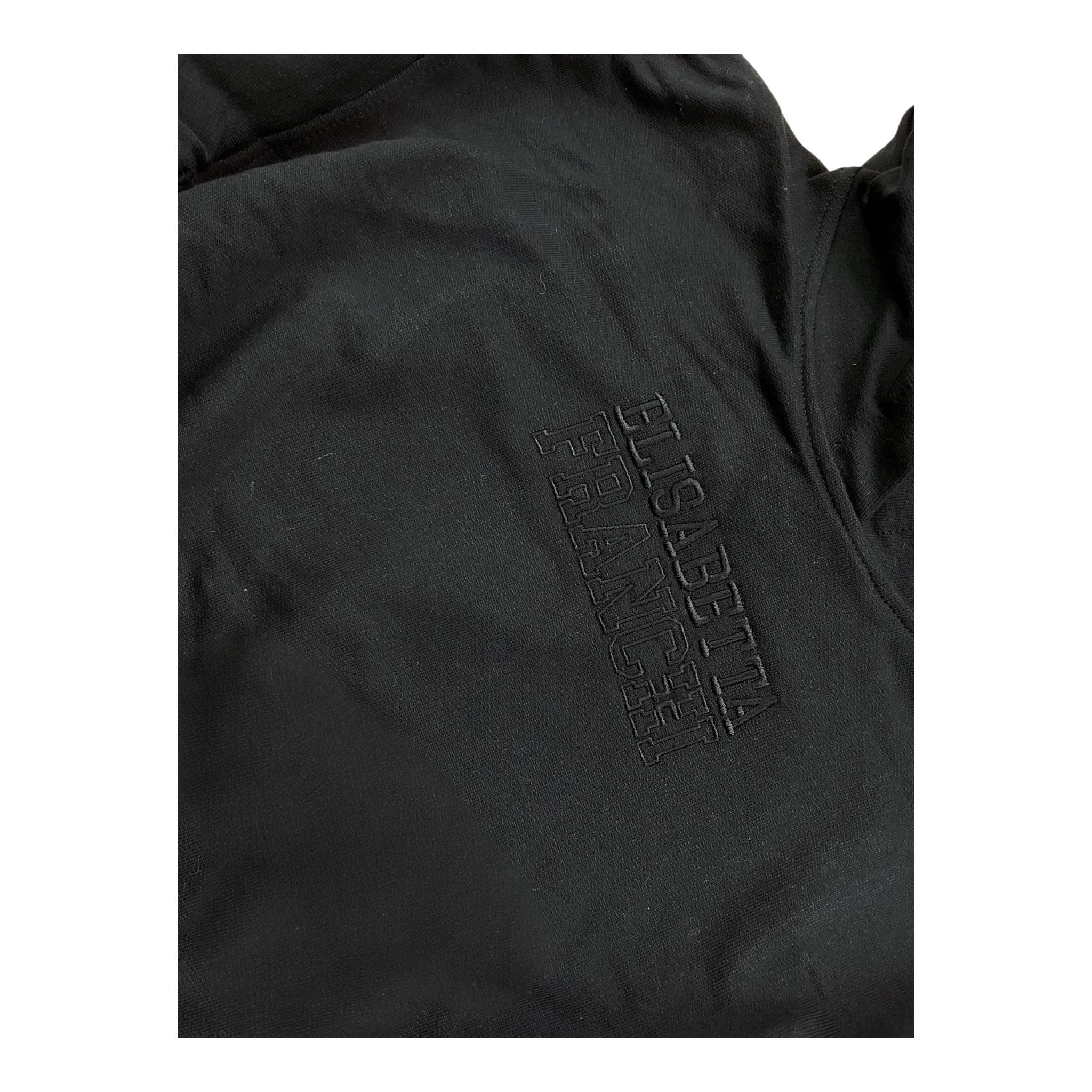 ELISABETTA FRANCHI felpa tinta unita con cappuccio Nero per Bambina EFFE134X NERO ELISABETTA FRANCHI