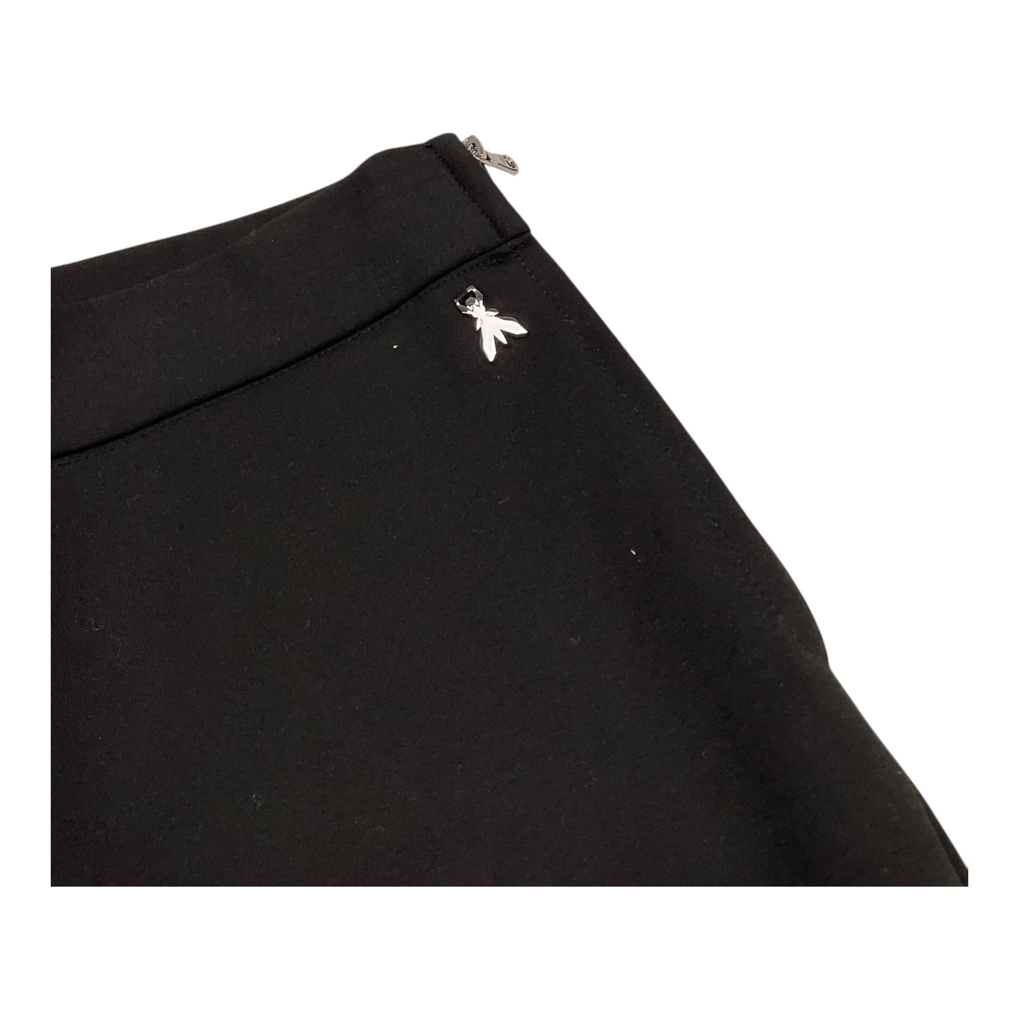 PATRIZIA PEPE pantalone tinta unita con zip Nero per Bambina 7P0351X NERO PATRIZIA PEPE