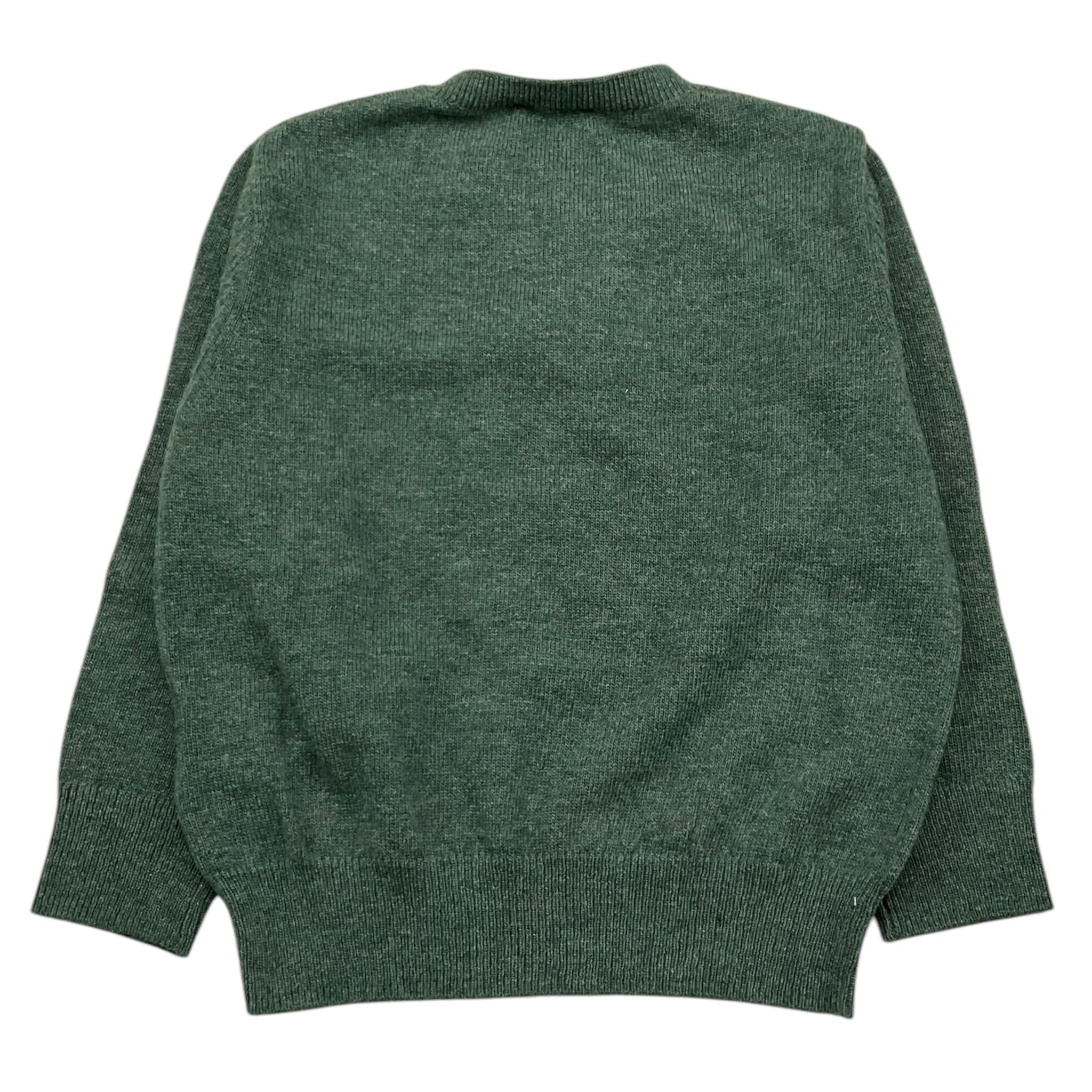 IL GUFO magli girocollo tinta unita Verde per Bambino A24MA090EM220J VERDE IL GUFO
