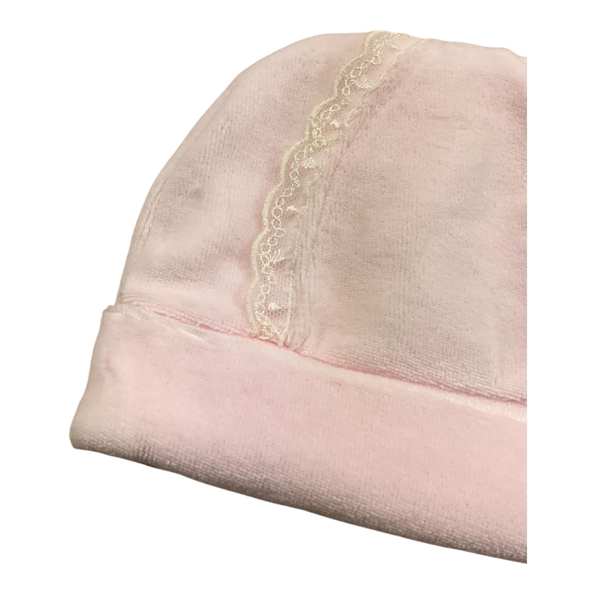 LALALU' cappello tinta unita in ciniglia Rosa per Neonata CAL06N ROSA LALALU'