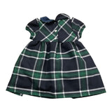 MALVI & CO abito tinta unita mezza manica fantasia a righe Blu per Neonata FCCM003VERRN BLU MALVI & CO