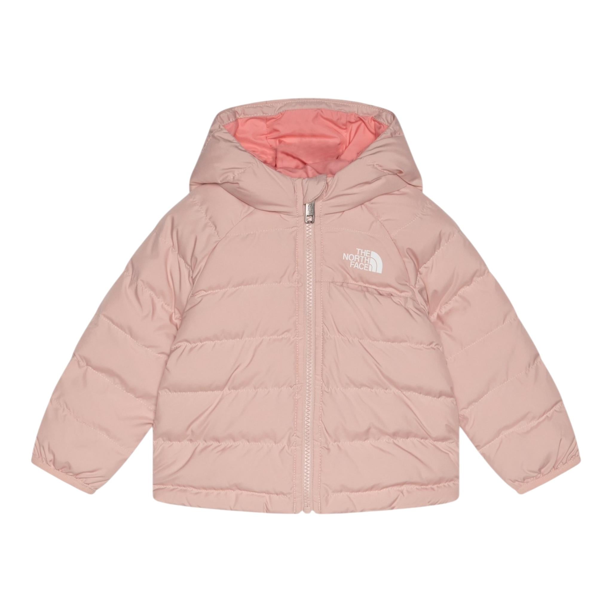 THE NORTH FACE giubbino bicolre reversibile con cappuccio e zip Rosa per Neonata NF0A88W3LK6 ROSA THE NORTH FACE
