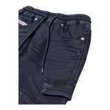 DIESEL pantalone tinta unita con elastico in vita Blu per Bambino J01659 BLU DIESEL